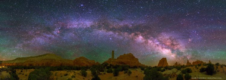 Milky Way and Airglow