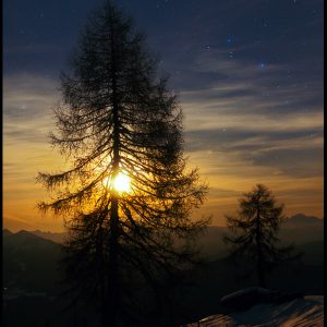 Alpine Moonrise
