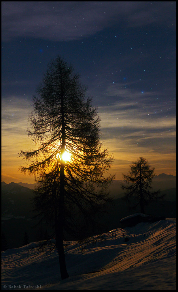 Alpine Moonrise