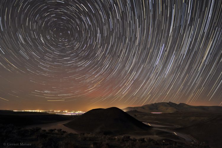 Night at Karapinar Volcanoes