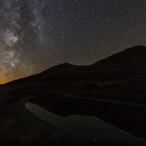 Milky Way and Alpine Lake