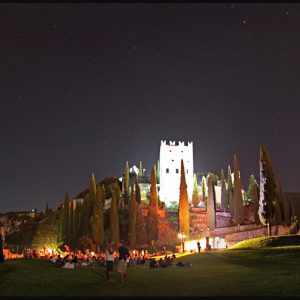 Arco Castle at Night