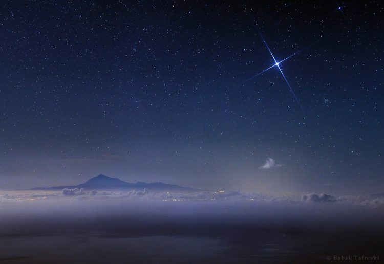 Sirius and Mount Teide