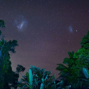 The Magellanic Clouds over Queensland