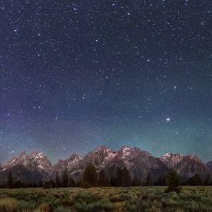 Galactic Plane and the Tetons
