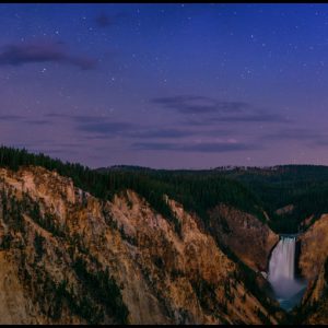 Yellowstone Falls at Dawn