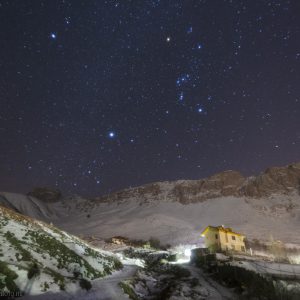 Winter Stars above Alborz