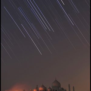 Taj Mahal Star Trails