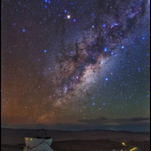The Milky Way above Cerro Paranal