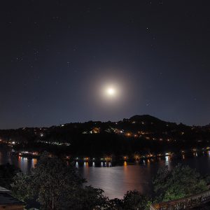 A Moonlit Night of Nainital Lake