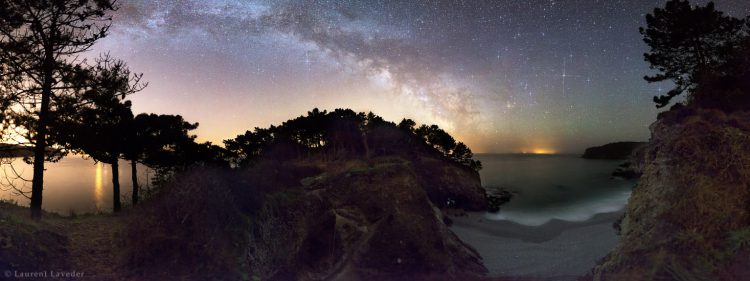 A Starry Night at the Coast of Brittany