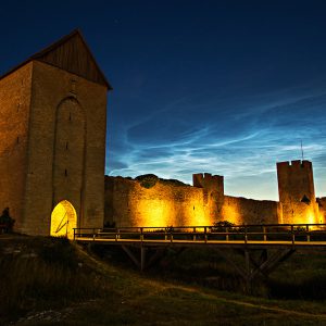 Night-shining Clouds above Gotland Heritage