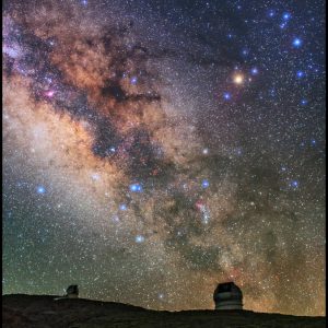 Milky Way and Giant Telescope