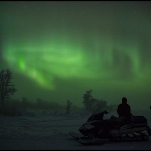 A Misty Night of Lapland