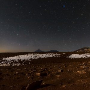 Licancabur Volcano at Night