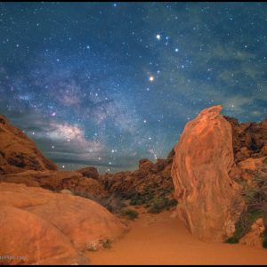 Saturn, in the Valley of Fire