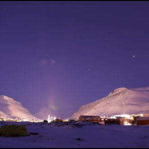 Over the Lights of Longyearbyen
