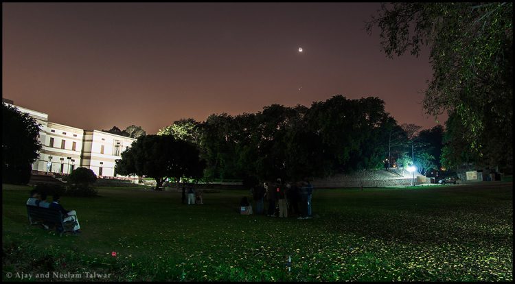 Moon, Venus, and Mars