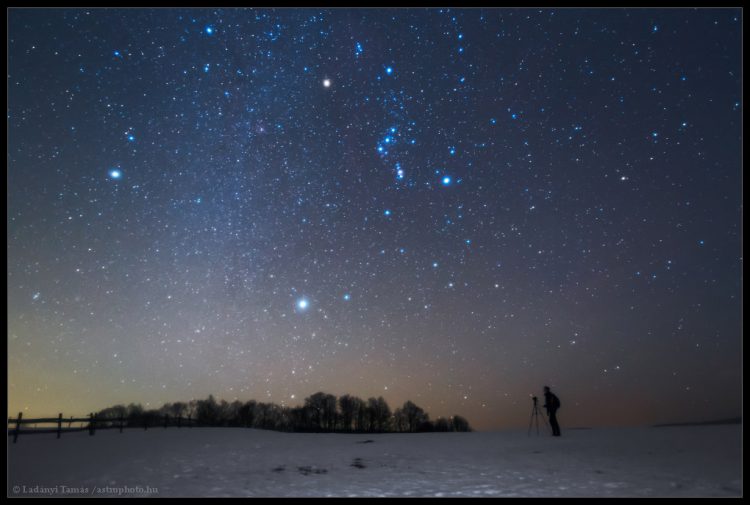 Winter Night of a Nightscape Photographer