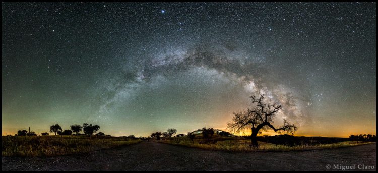 Milky Way Arm in the Dark Sky Alqueva Reserve