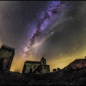Milky Way from the Noudar Castle