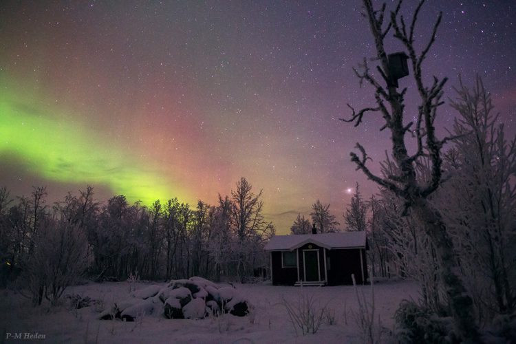 Aurora Above a Sami Village