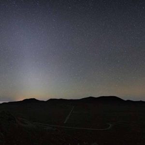 Three Galaxies & Zodiacal Light