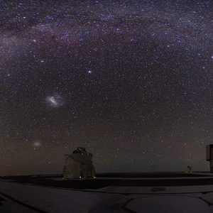 Wonder and Mystery Above the Very Large Telescopes