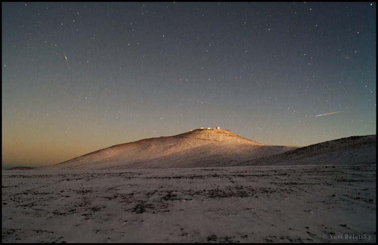 The Snows of Paranal