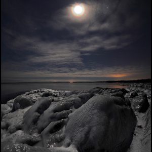Arctic Nightscape in Sweden