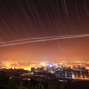 Stars and Planes over Chongqing