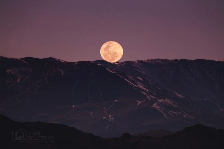 Blue Moon, a View from Atacama