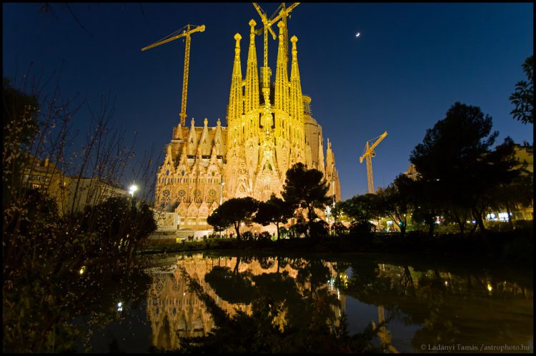 Sagrada Familia at Dusk