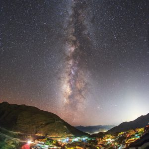Milky Way over Ganden Monastery