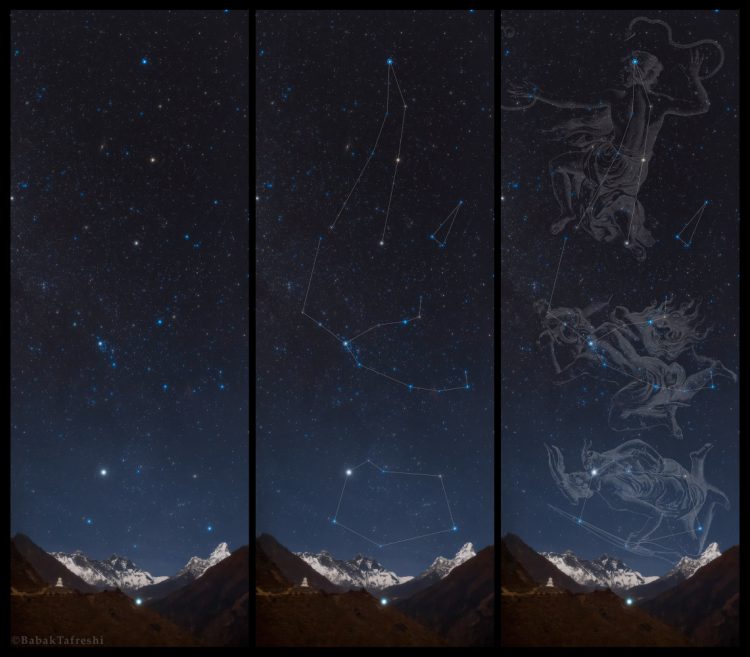 Constellations Above Himalayas