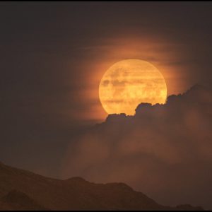 The Golden Moon from Atacama
