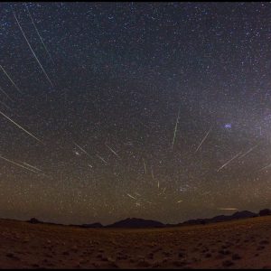 Perseids from Southern Hemisphere (composite)