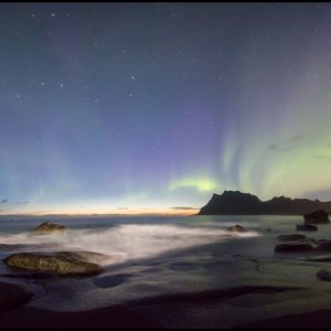 Norway Beach Nightscape
