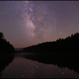 Meteor Shower by the Lake