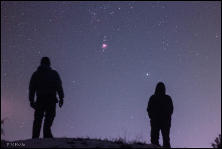 Orion Nebula and Stargazers