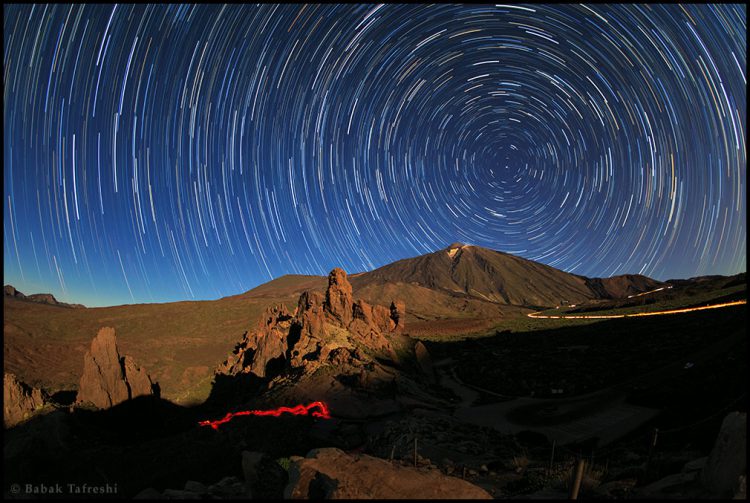 Mount Teide Night Exposure