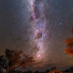 Stargazing in Namib Desert