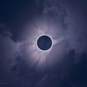 Eclipse, Framed by the Clouds