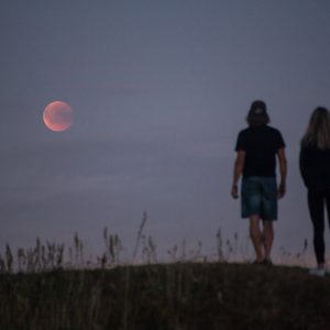 Watching the Red Moon Rising