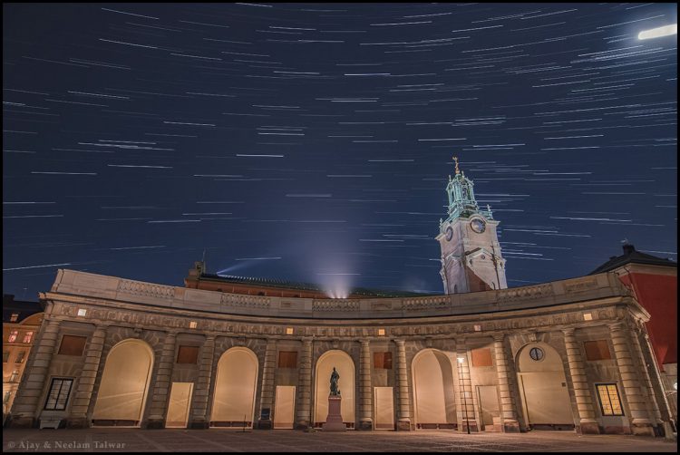 Stockholm Palace Time Exposure