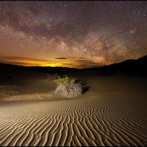 Death Valley Milky Way and Distant Las Vegas
