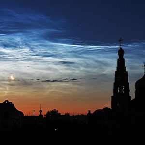 Noctilucent Clouds Over Russia