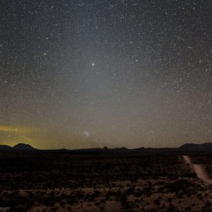 Zodiacal Light Above Namibia