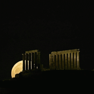 Greek Moonrise