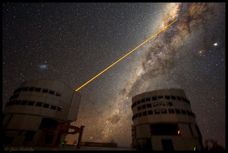 Laser and Milky Way